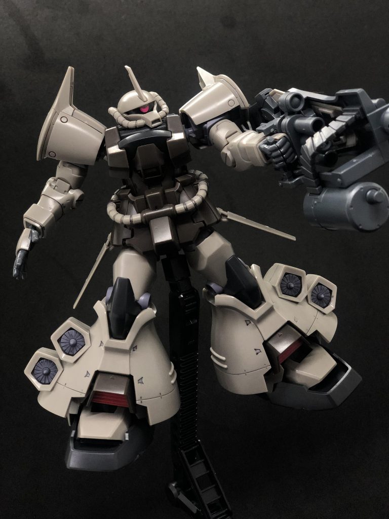 パチ組で軽く墨入れしただけなので、そのうち塗装して仕上げます。