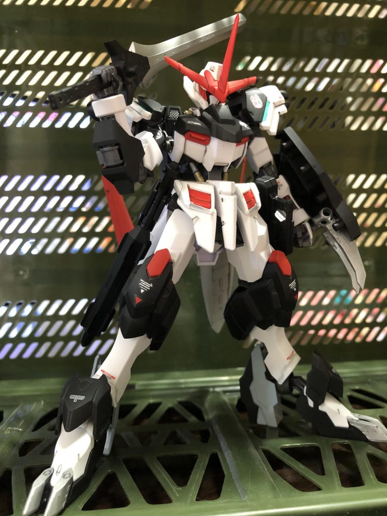 鉄鬼参式（てっきさんしき）甲型鉄華団別働隊、零番隊隊長マサキ.ハヤト搭乗機...という妄想です✨主兵装はロングソードコトブキヤのもの使いました。