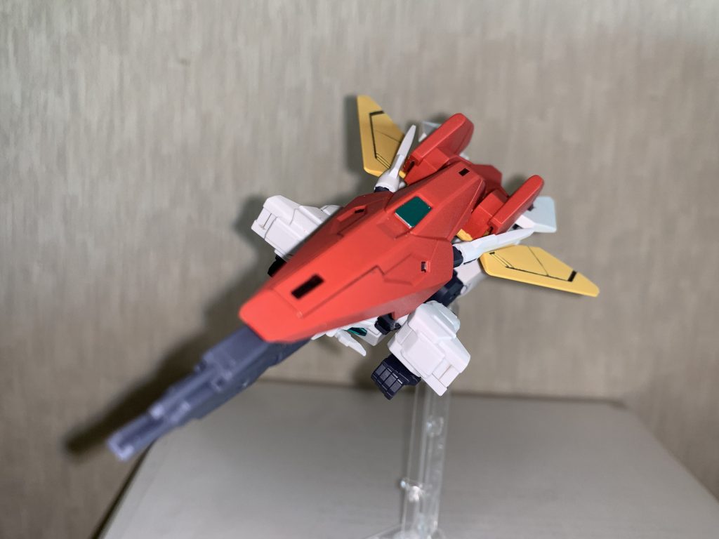 コアフライヤーはシールドの割合が高くサイズも大きいためか、ハーフゼータを思い出します