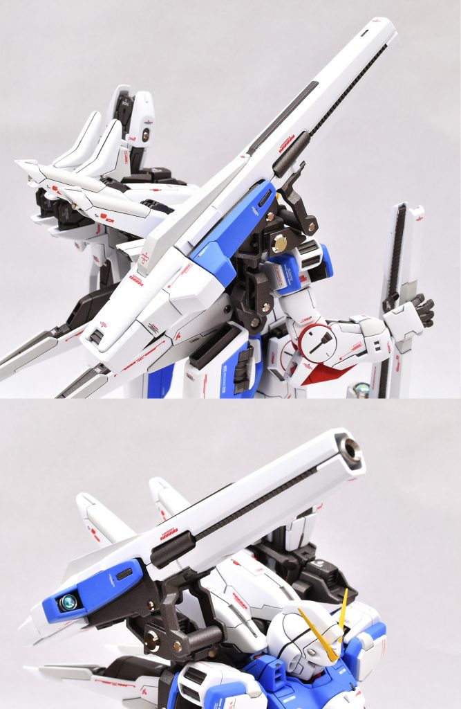 メガビーム・キャノンはスッキリとしたデザインにアレンジしました。