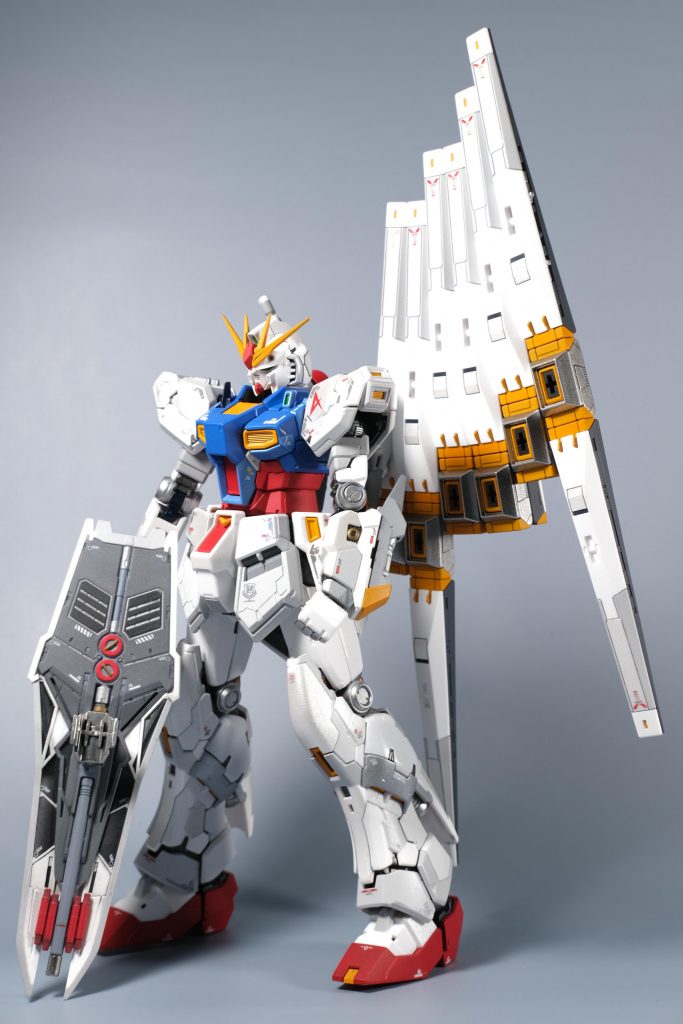 and the rg nu gundam had so many details that it was so fun to paint it all.