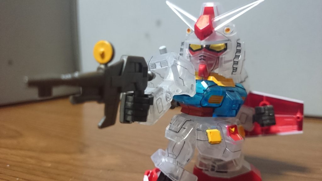 ・ビームライフル塗装箇所がスコープだけだったんで、SDEXユニコーンのビームマグナムよりは楽だったっス