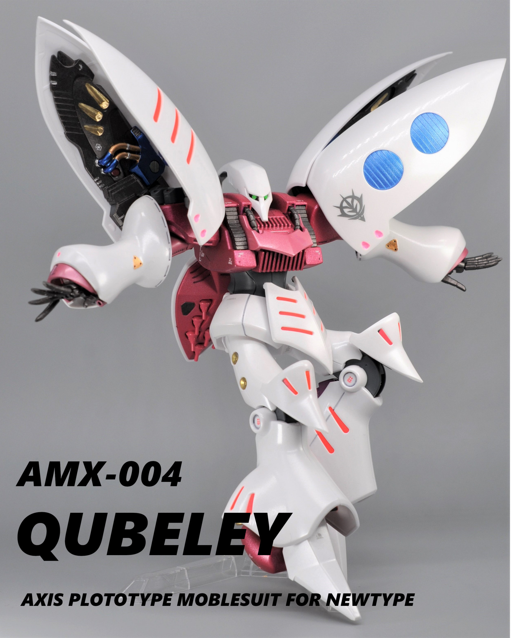 1/144 HGUC キュベレイ 改修塗装済 完成品 ガンダム ガンプラ ダムド 