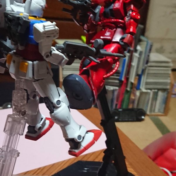 RX78＆シャア専用ザク