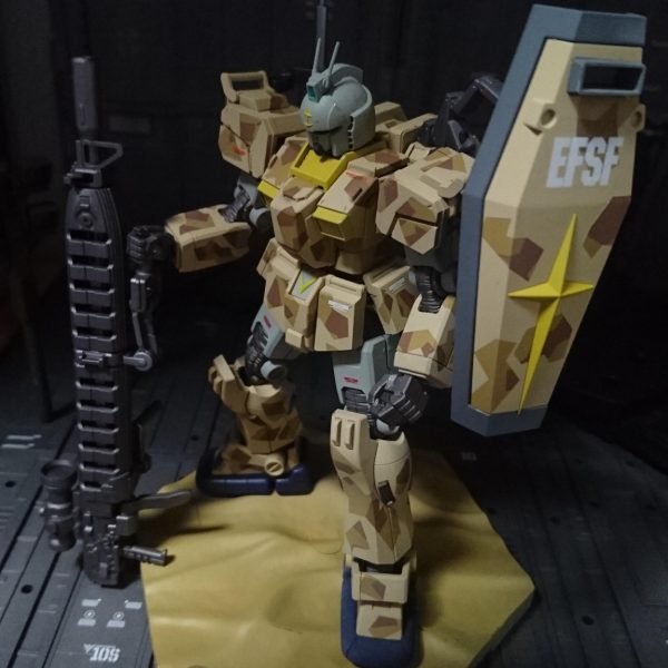 HG陸戦型ガンダムS型砂漠ver.｜あかつきさんのガンプラ作品｜GUNSTA（ガンスタ）