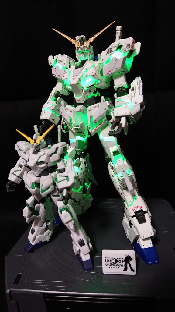 最後は、覚醒モードでガチャと一緒にwRGのLEDも、それなりに作りごたえあって良いですよ(´∀`) シール貼りは、小さい分MGEXより苦行かも知れませんけど…いつか、買うぞMGEX❗ 待ってろよ〜ヽ(´Д`;)