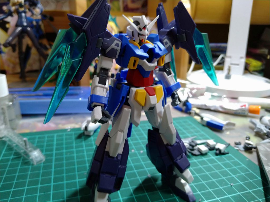 サフ前はこんな感じ。肩のAマークはパテで消してあります。