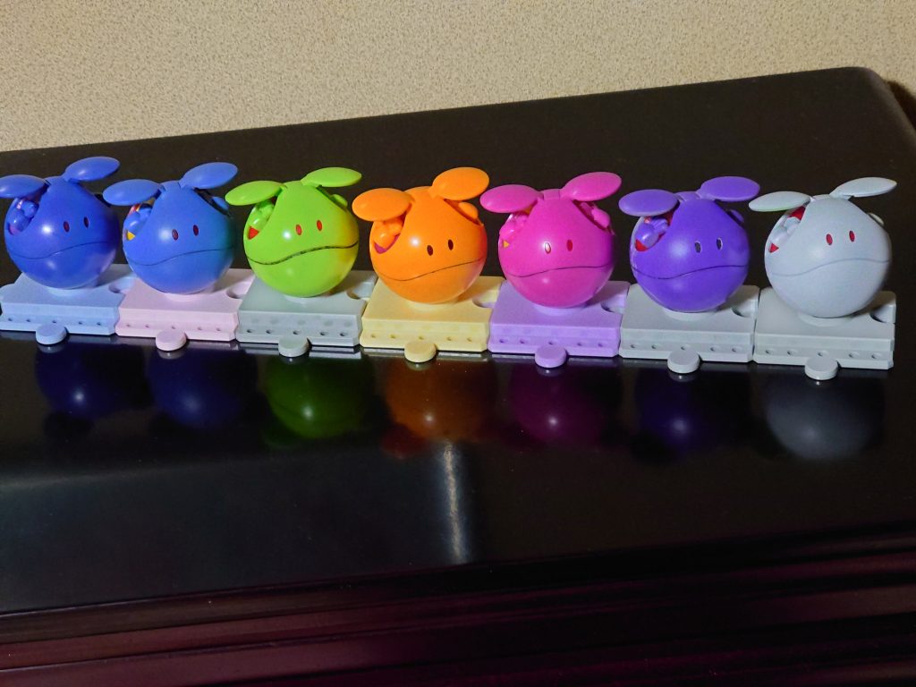 曲によって並びを変えてみるのも楽しい(θ‿θ)