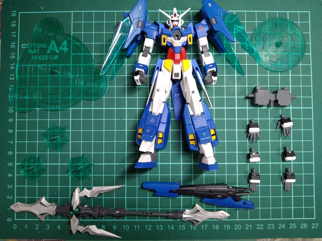 付属パーツはこんな感じ。