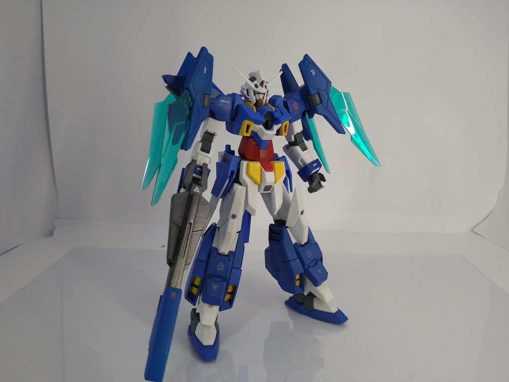 今回は胴体以外の青は全てエアブラシで塗装しました。