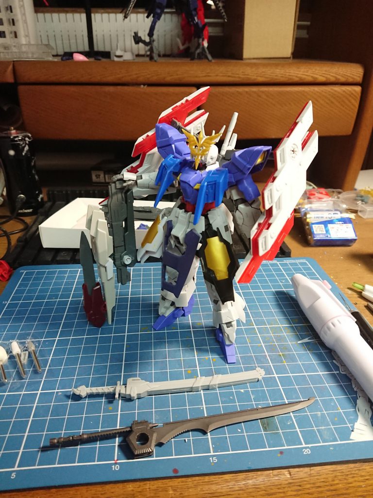 だいたい形になり、