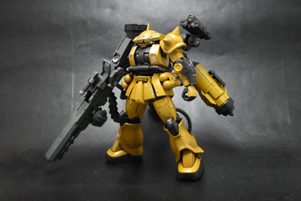 片腕を丸々武器にして棒アニメの狙撃機体にしてみました。(ゴールド4)