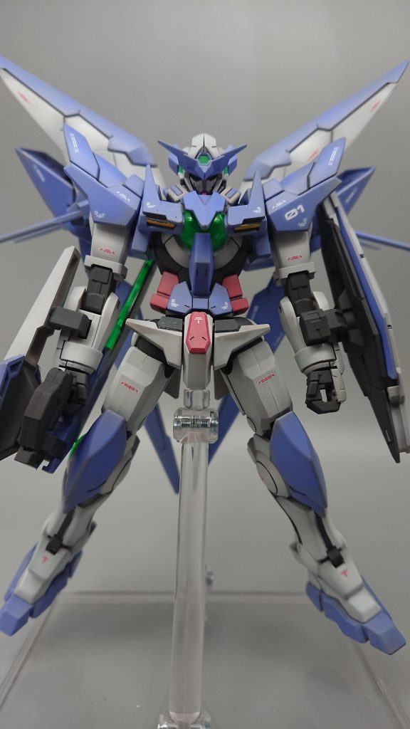 カラーレシピホワイト→ガイアカラーニュートラルグレー1ブルー→NAZCAミリオンブルーレッド→自前調色