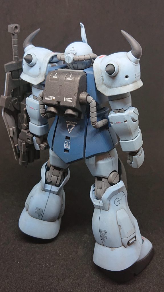 後ろ姿が凛々しいです。