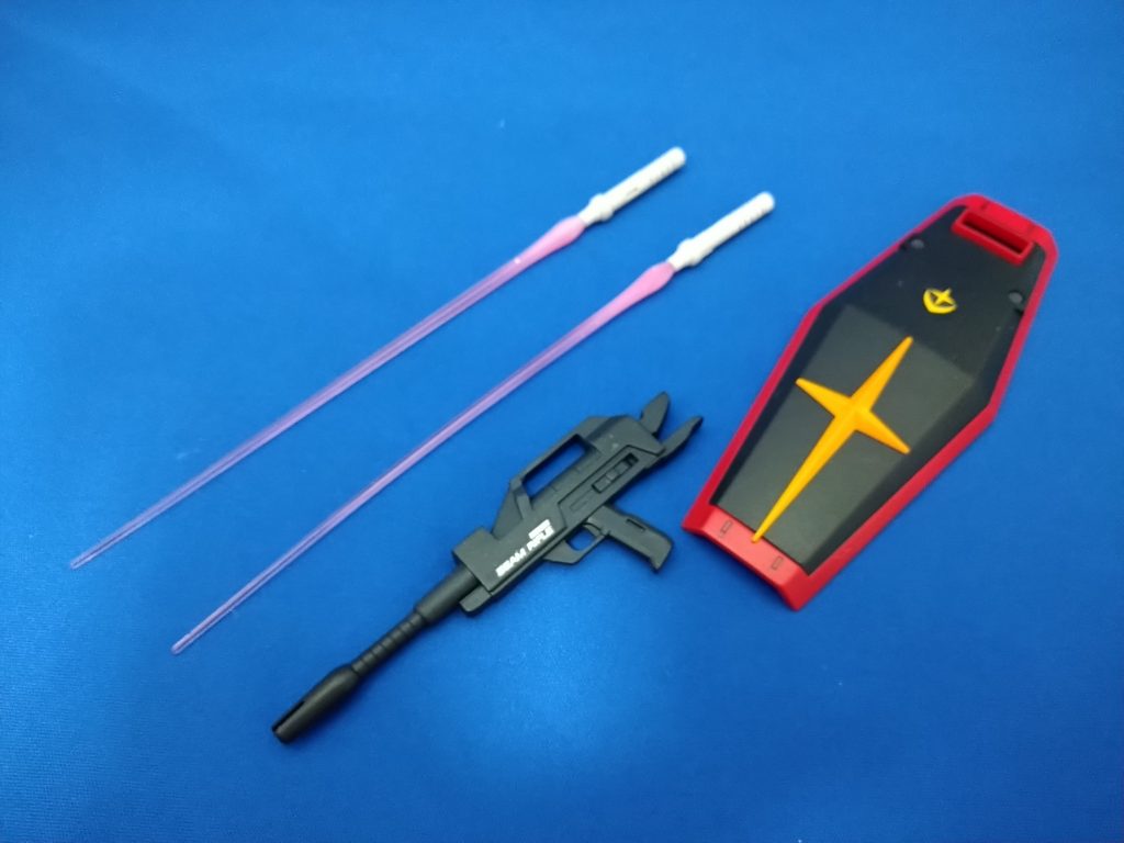 各種武器　サーベルは根本にホワイト塗布