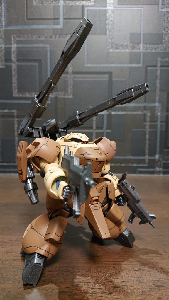 ウェザリング?わかりません…。写真も撮り馴れず代わり映えしないですね。マンロディは作成しやすく塗装もしやすく、良いキットでした。皆さんもマンロディを作りましょう。