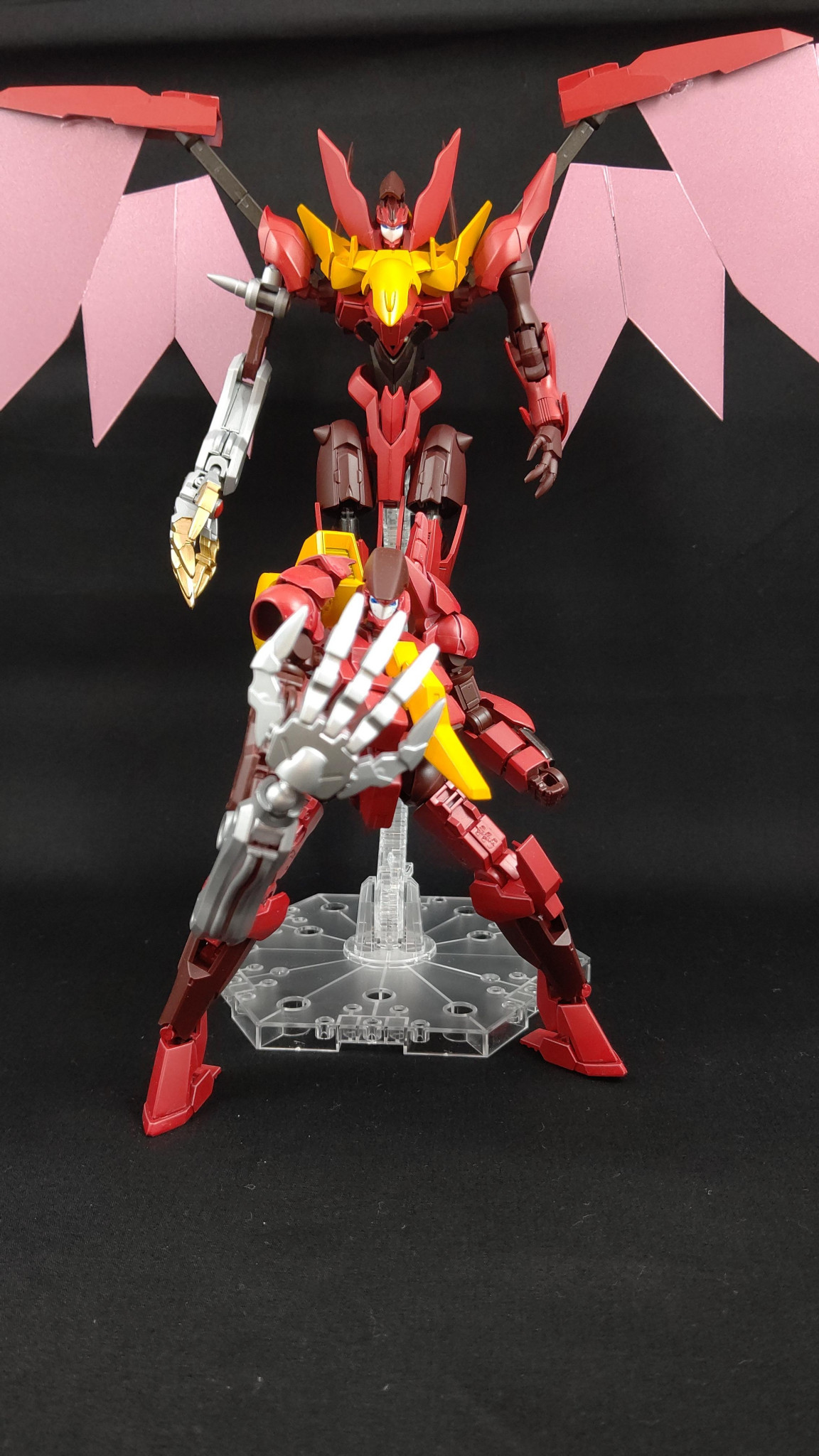 冬の華 hg ランスロットアルビオン 全塗装 完成品 コードギアス 紅蓮