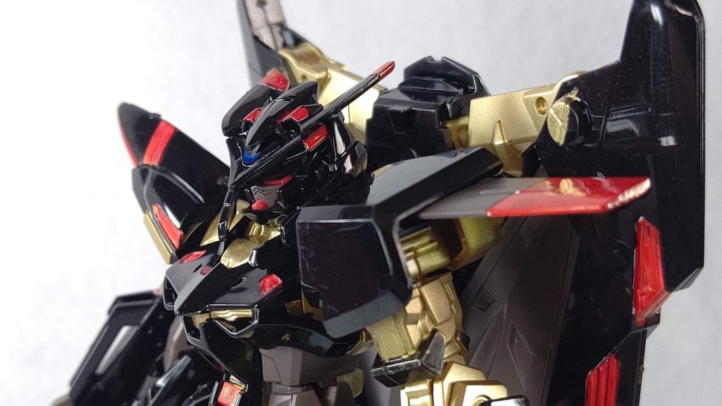 頭部のモノアイ、ツインアイ、後頭部のカメラ以外は塗装で頑張りました!