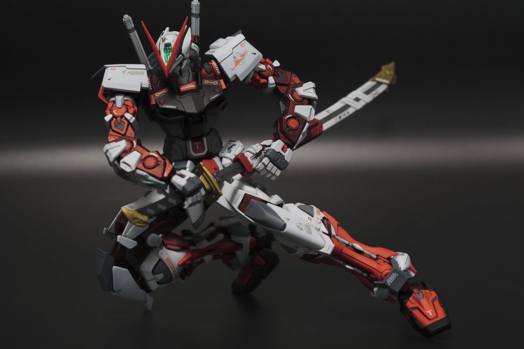 ライフルとシールドは作りましたが、飾るときはおそらく持たせません