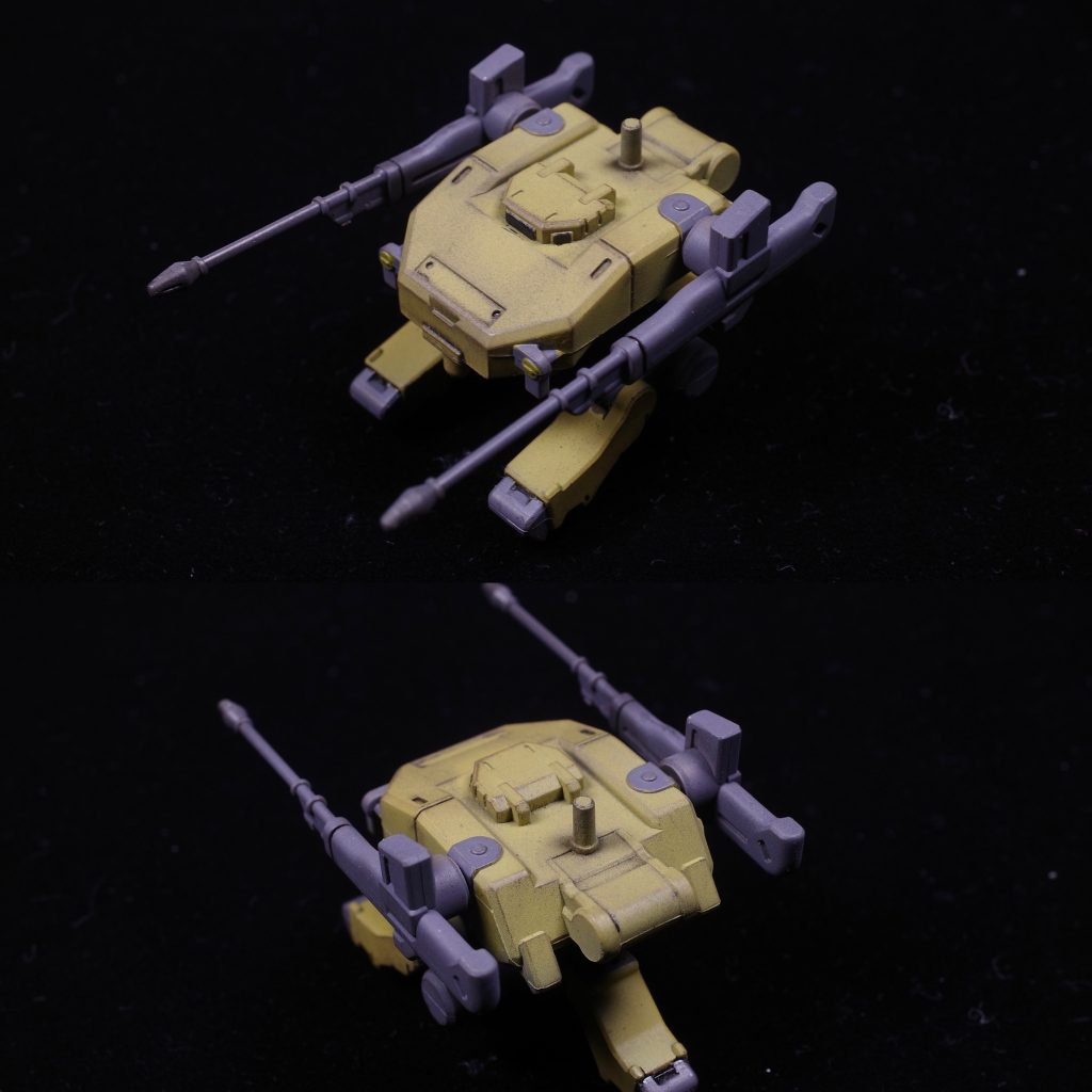 モビルワーカーは無改造ですが、塗り分けました。