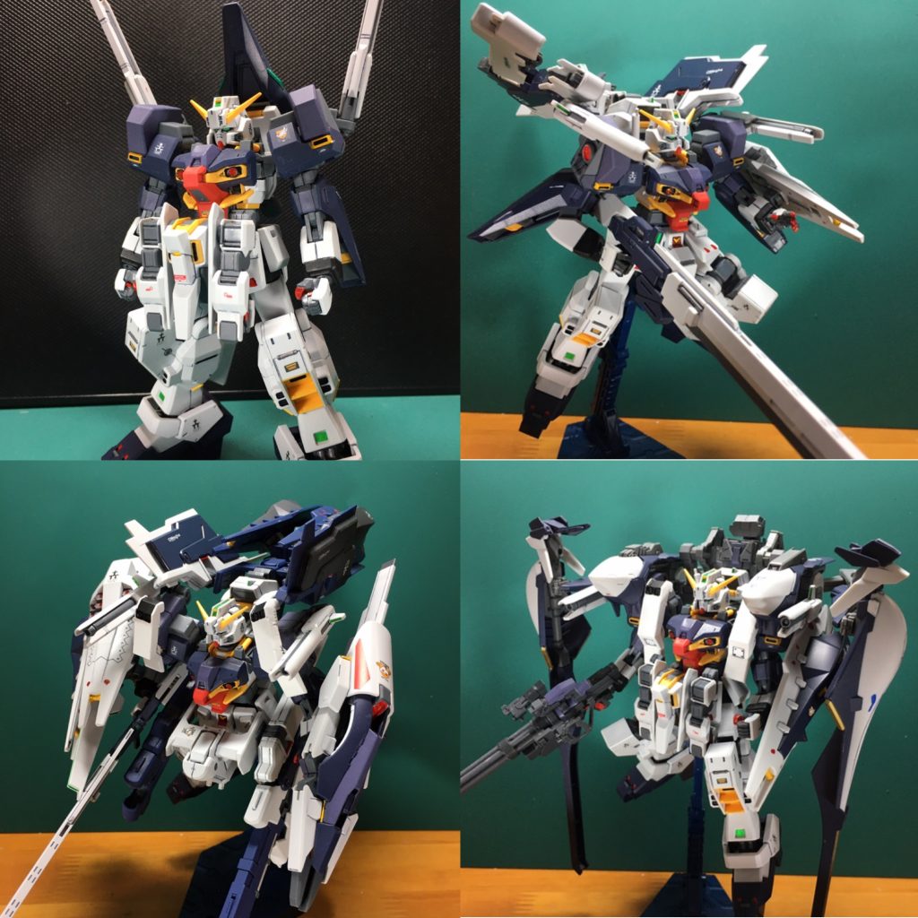 １：ガンダムTR-1[ハイゼンスレイ]２：ガンダムTR-1[ハイゼンスレイ・ラー](第1形態)　[フルドド]とドッキングした形態。既存のヘイズル・ラーで懸念されたバランスの偏重はそのまま継承されている。３：ガンダムTR-1[ハイゼンスレイ・ラー](第2形態)　ヘイズル・ラー(第2形態)と同様に、MA的な運用コンセプトは変わらない。４：ガンダムTR-1[ハイゼンスレイ・ラーⅡ](第1形態) 