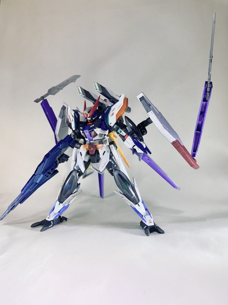 サブアームとバスター展開状態。砲撃タイプはこんな感じでゴリ押しで戦う感じw