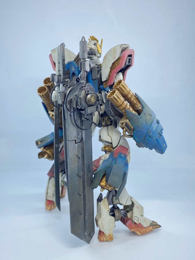 バックショット作成当初は、ウェザリング控えめにするつもりだったけど、気づいたらいつも通りに…