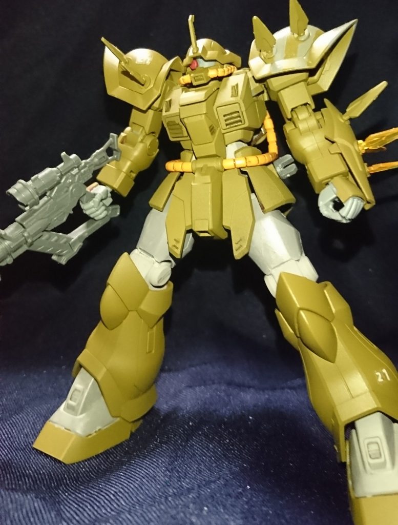 肩にはジャコビアスの特徴のストライプ　イフリート系はこれで７機目（全部ガンスタさんにＵＰ済み）