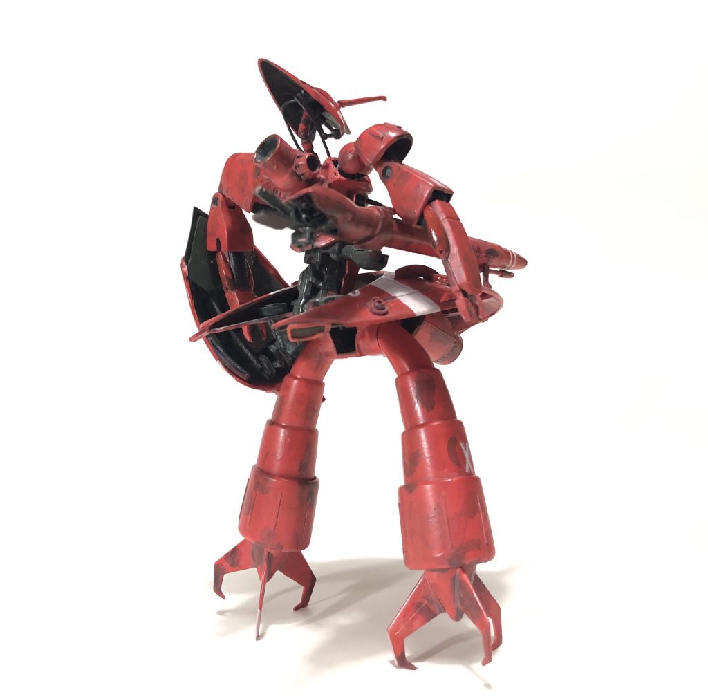 うしろ脊髄をつかさどる骨格むき出し。