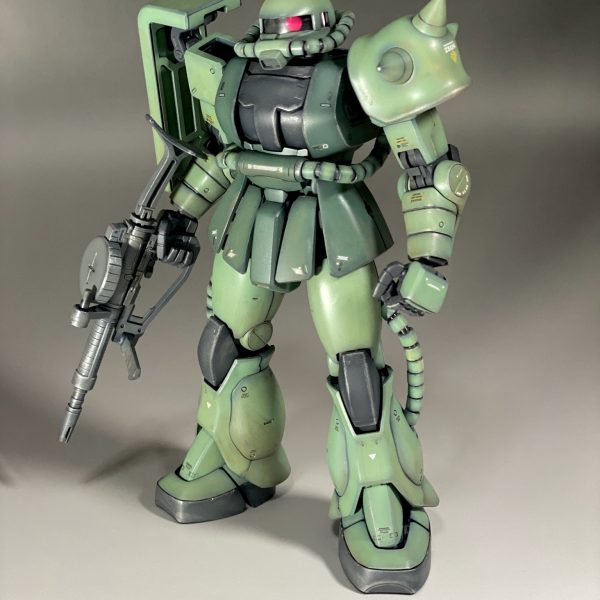 MGザクⅡver2.0 調色オンリー&ウェザリングに挑戦しました。