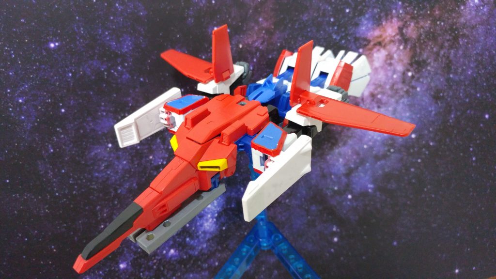 少年が乗ったキングフォートレスがやってきて、エクスライガーと合体