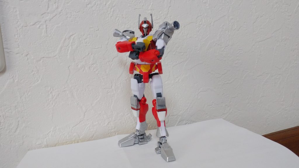 「貴様らに名乗る名はない!」使用したジャンクパーツは下記の通りです↓百万式 デルタガンダムの頭部 肩の一部TRYAGEマグナム 額のバイザートライオン3 ZZのアンテナ バーニアシャイニングブレイク 足首辺りのパーツリーオーNPD 肩アーマーレオパルドダヴィンチ バックパックパーツ シェヘラザード つまさき