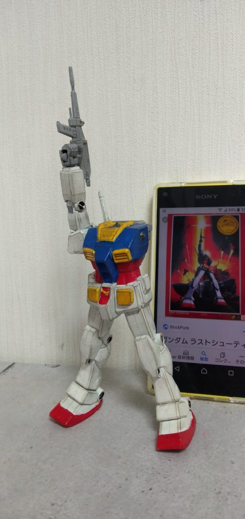 全部刷毛塗りしました