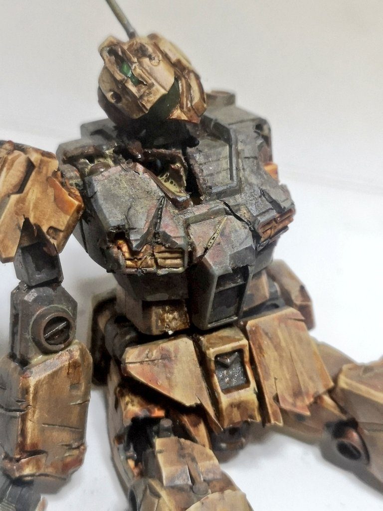 死に体のようなオーバーすぎる汚しになってしまいました。