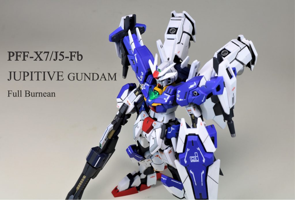 カラーバランスなどはGP01-Fbを参考にしました。元々バックパックなどよく似ているのでこのカラーリングはしっくりきます。