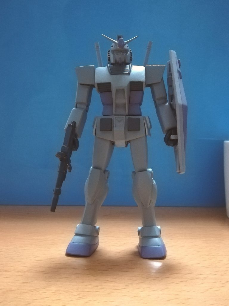 一旦G-3カラーに塗ったところ。色んなキットが微妙にみんな違うのでなにが正解かわからなくなった