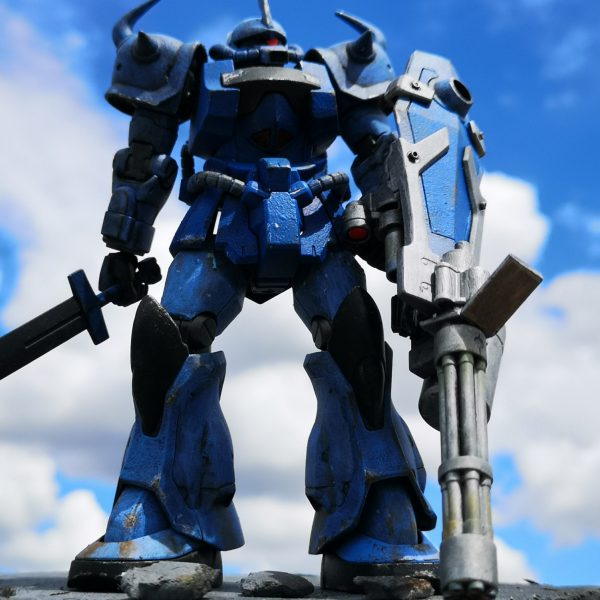 初ジオラマ　グフカスタム