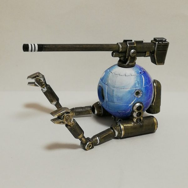 HGボール　青いビー玉風仕上げ