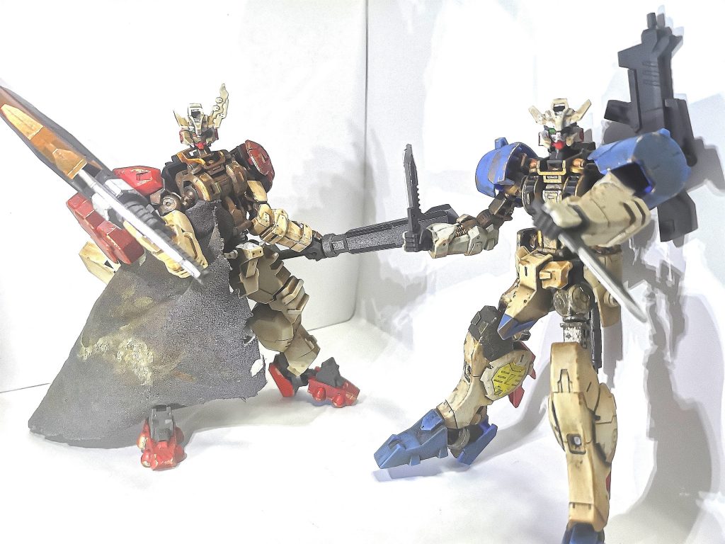 並んだ際に対になるよう塗装しました。