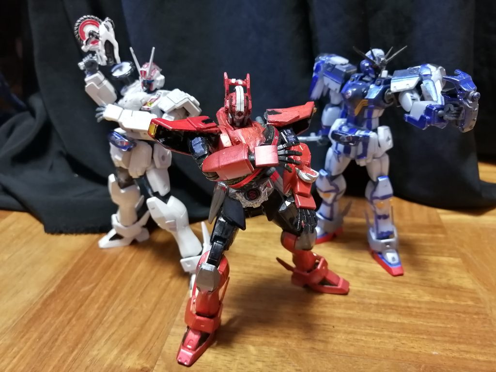 ガンダムドライブタイプスピード　ガンダムマッハ　ガンダムチェイサー