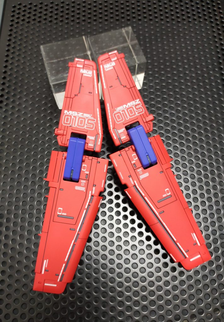 腕のウイング完成