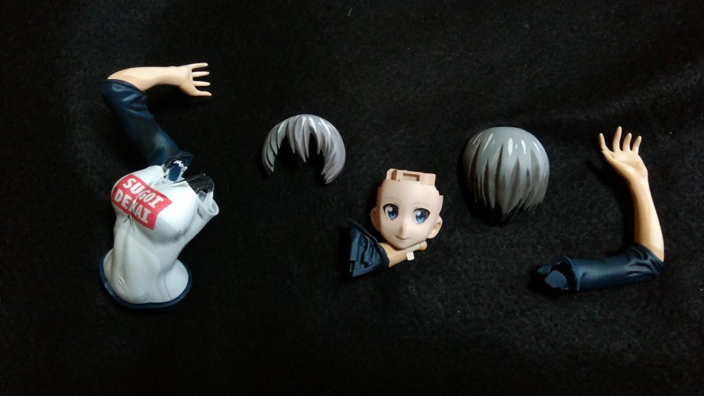 完成直前。首の根本がグラグラなので接着しました。