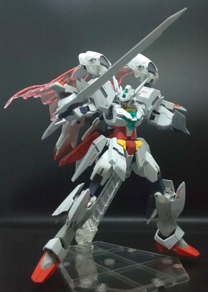 強そうなポーズにて。