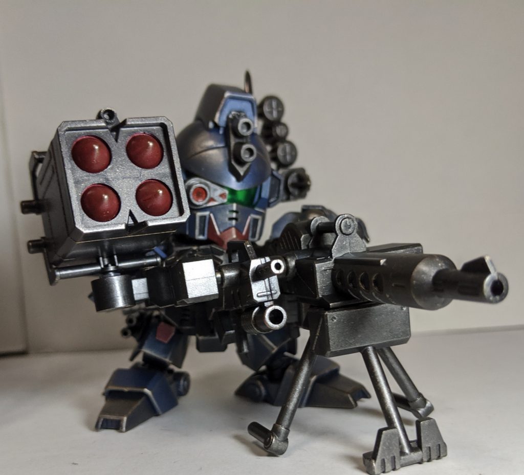 3つの武装を組み合わせた「トリガーハッピーモード」が使用可能！…という設定にしてみました。