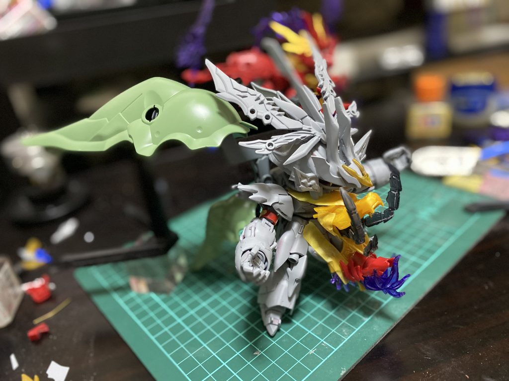 マスキングテープで仮止めし、イメージイメージ