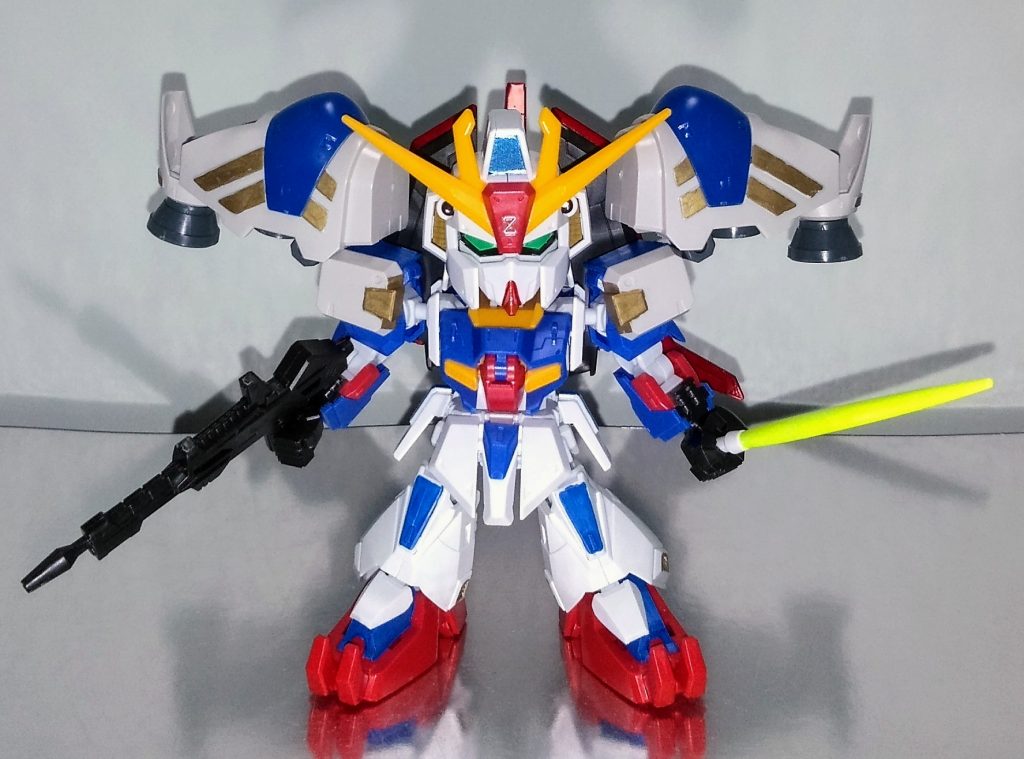 Zは可変がウリなので、HGUCとかではミキシングしにくいので、SDで実現