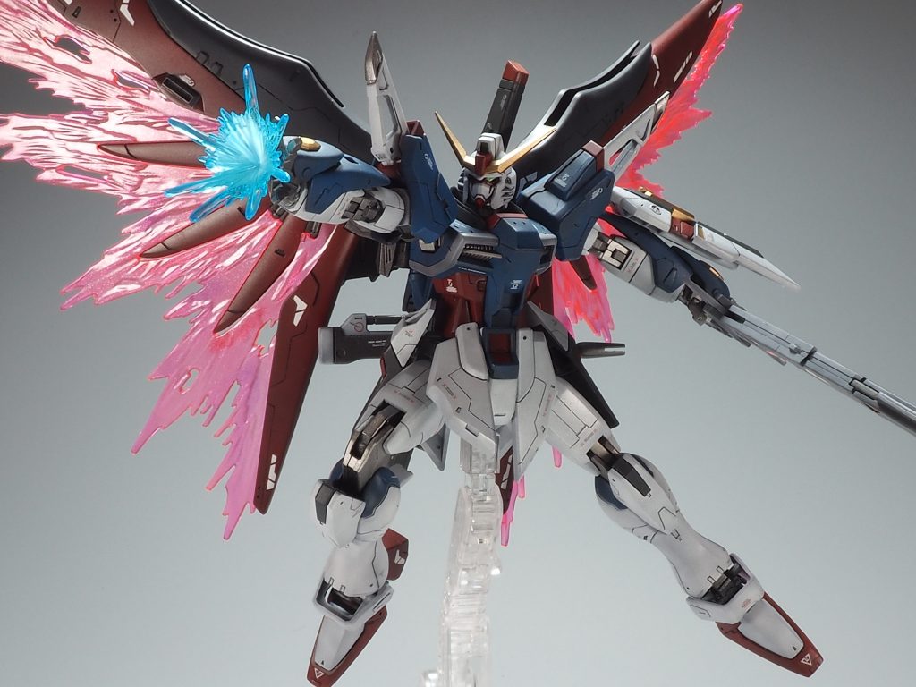 パルマフィオキーナ掌部ビーム砲(長い…)写真アップし忘れてたので追加させてもらいます。コレもグラデーション塗装してみました。