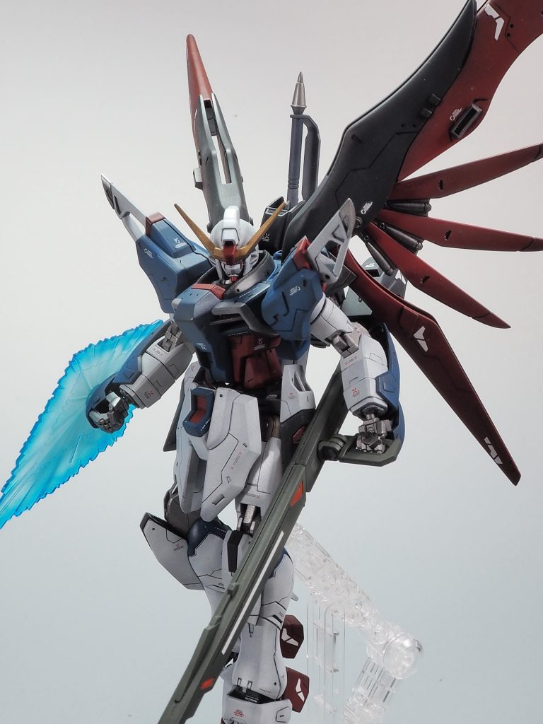 高エネルギー長射程ビーム砲…いわゆるナナシ砲。構えさせようとすると曲がる、折れる、外れるの問題児…これのせいで手首の塗装が剥がれる、剥がれる。