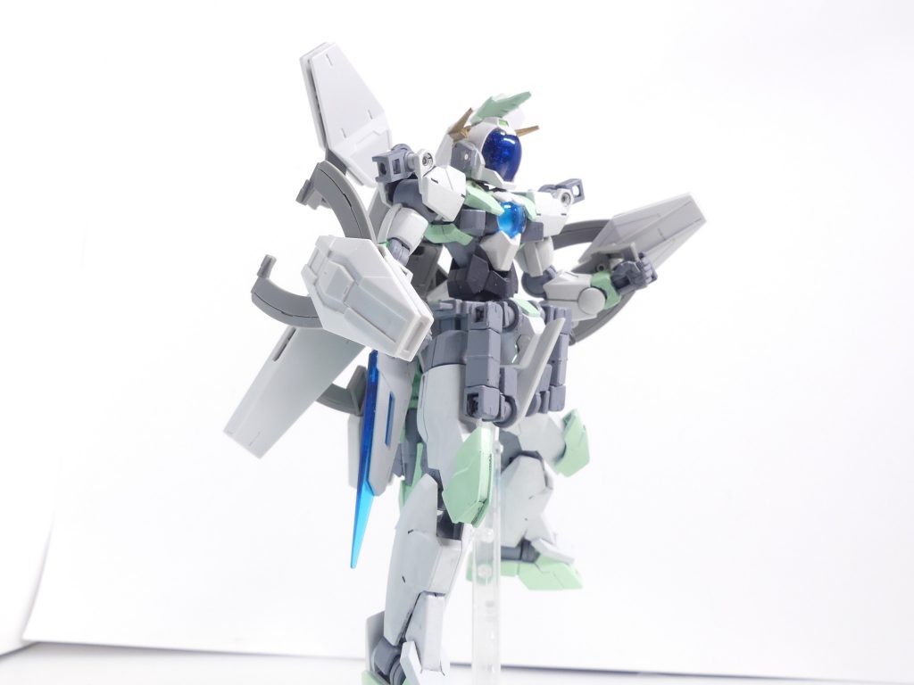 勿論GNヴィンテージでも。こちらはビームガンを持ち手で持たせています。