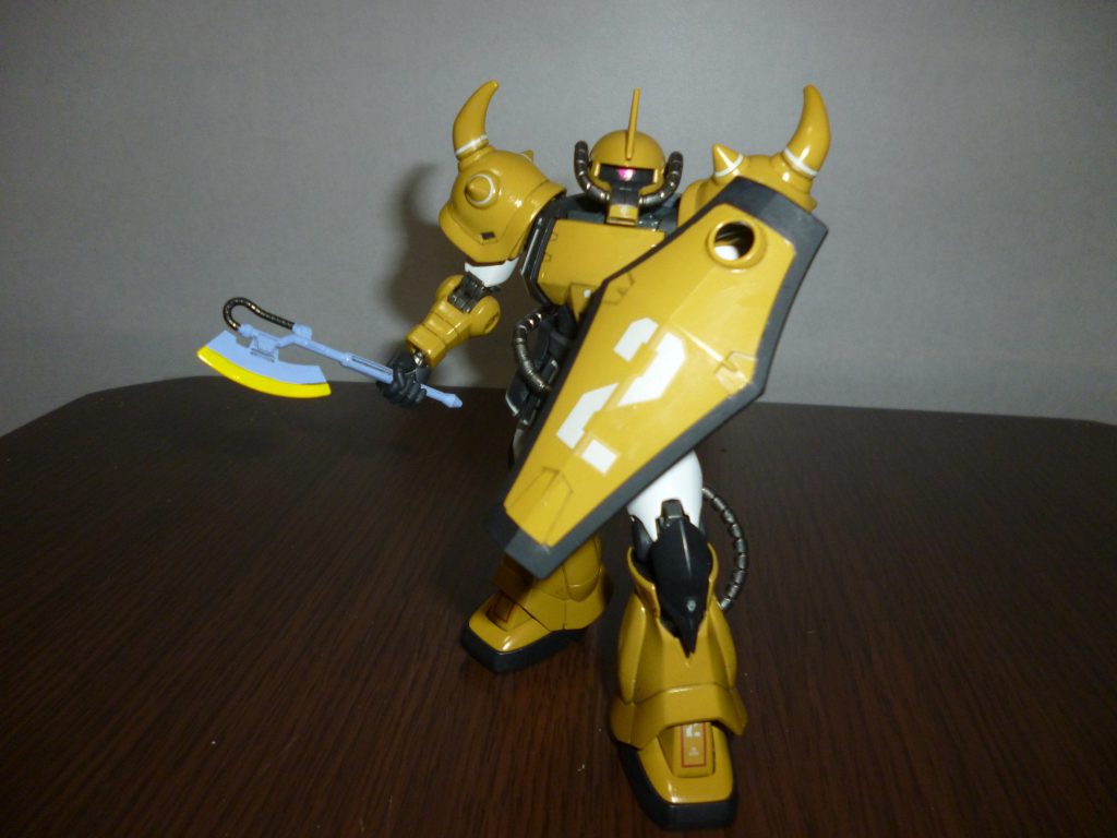 ヒートホーク装備です。ヒートサーベルも良いですが、こちらも悪くはないですね。